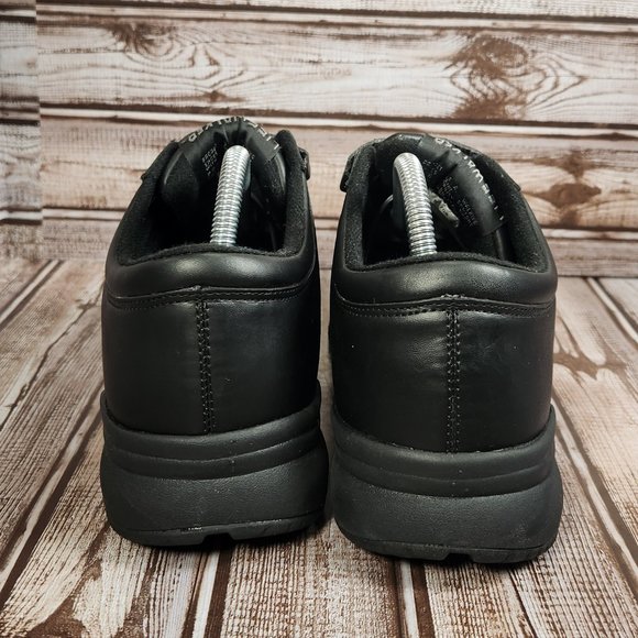 PROPET Life Walker Men\'s 8 X (3E) Leather Black Adj. Straps Sneakers Shoes EUC main image 9